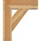 Ekena Millwork Traditional Block Rough Sawn Bracket w/ Offset Brace, Western Red Cedar, 8"W x 24"D x 28"H BKT0806X24X28TRA05RWR - alternate 3